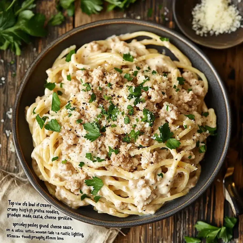 Creamy high protein pasta with 40g protein per serving