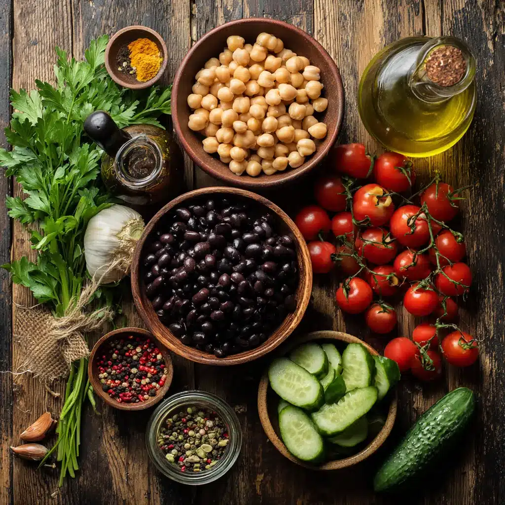 dense bean salad recipe ingredients