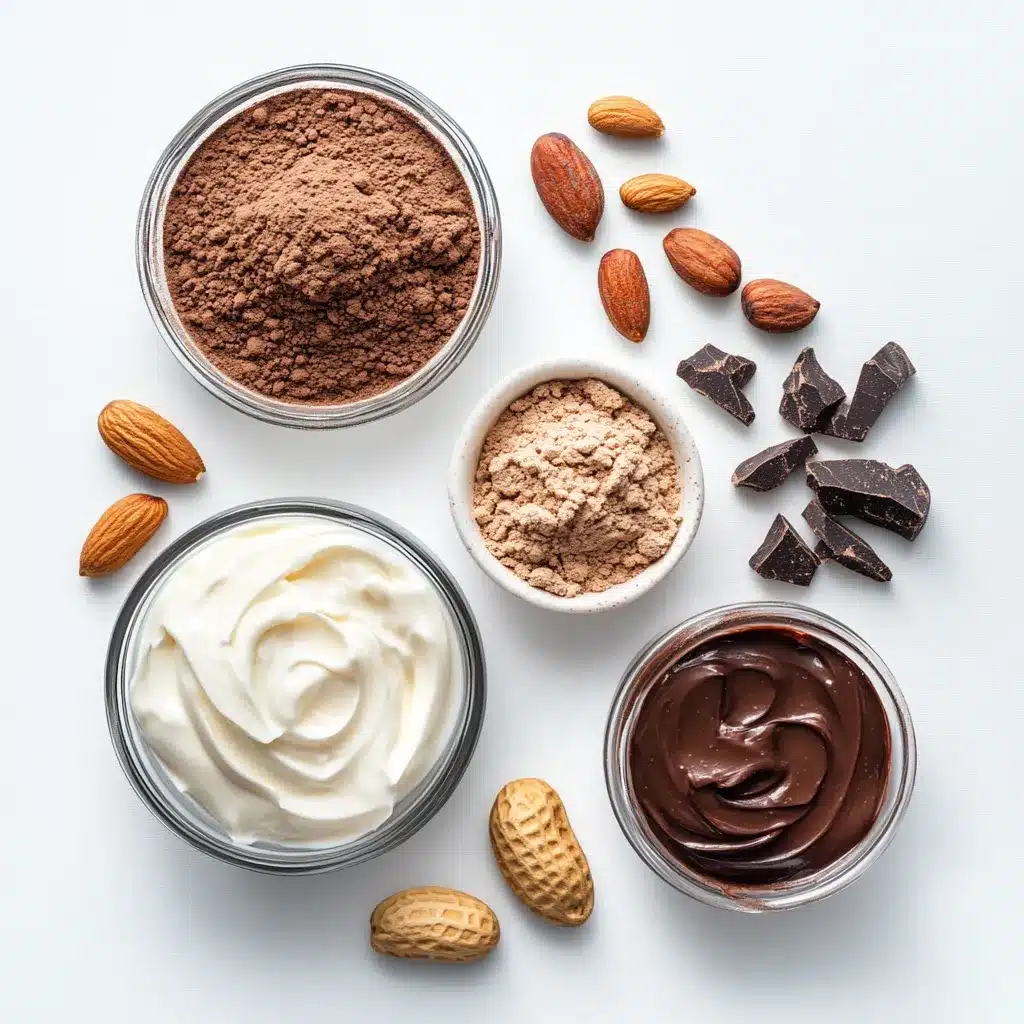 Ingredients for high protein desserts