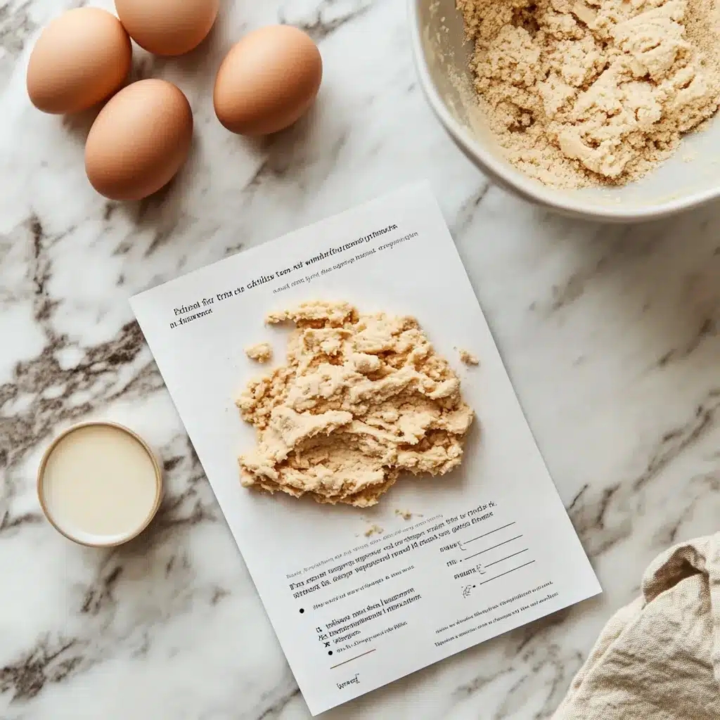printable recipe card for high protein cookie dough