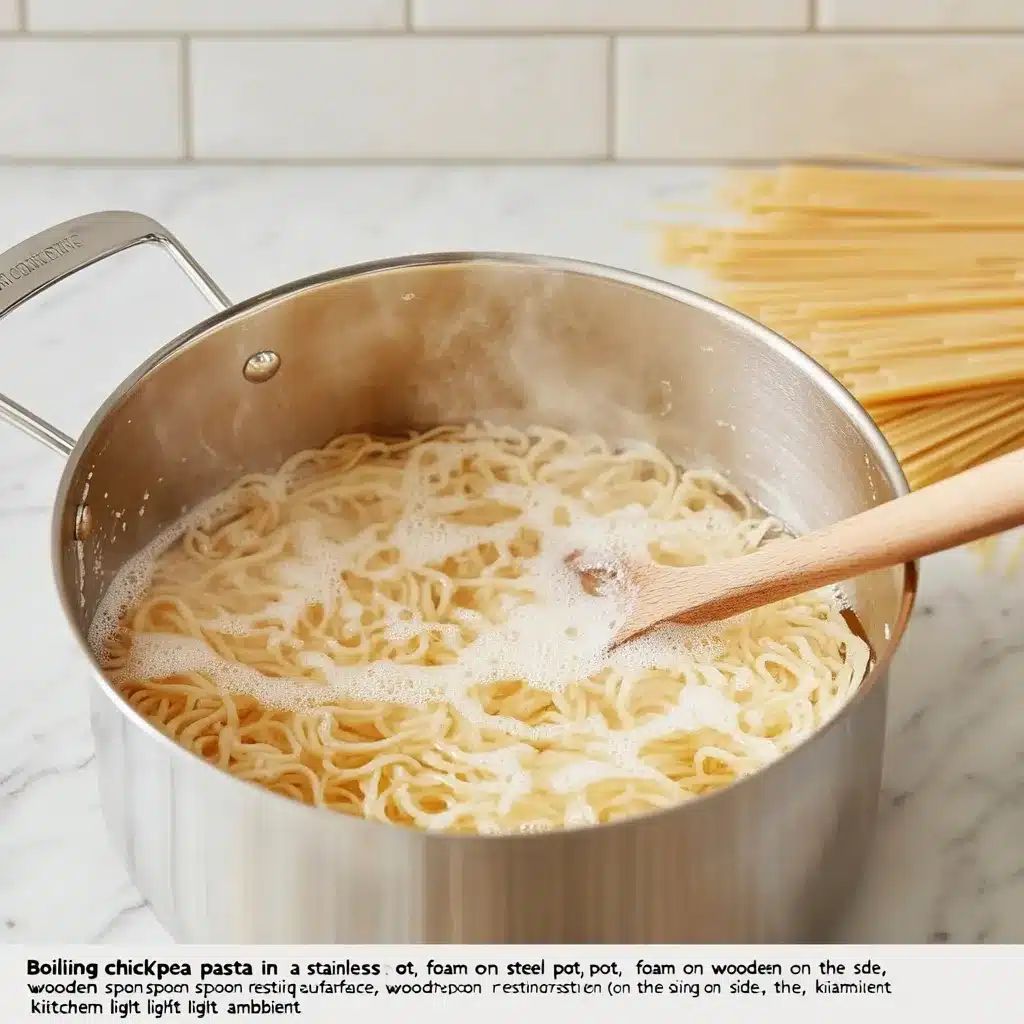 Step 1 of high protein pasta recipe