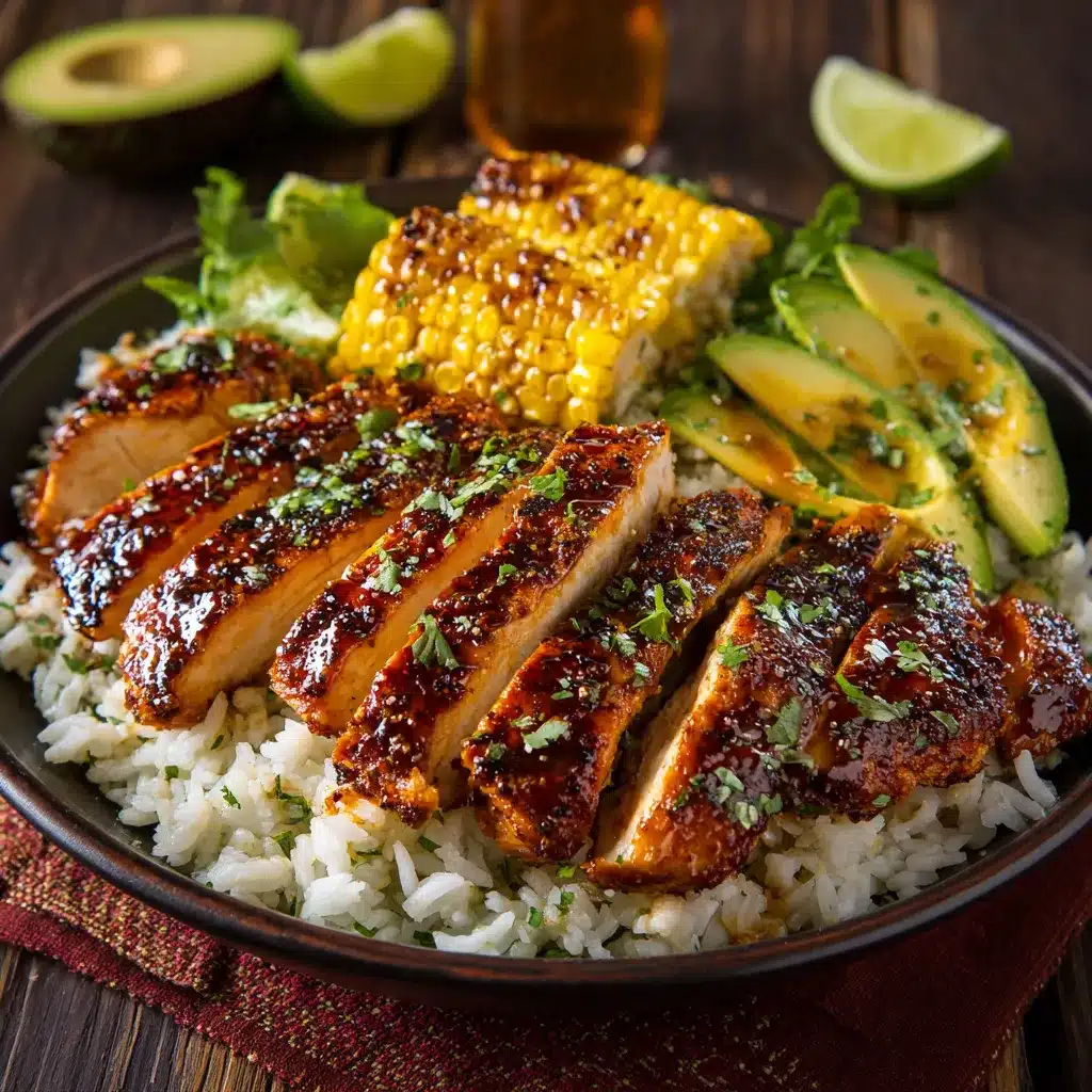 Chipotle honey chicken bowl