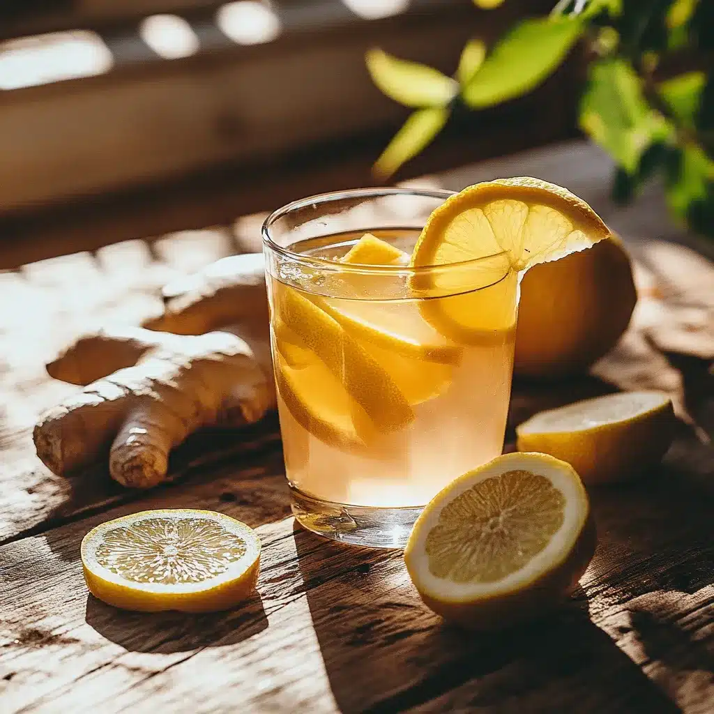 Homemade Mounjaro recipe with ACV, lemon, and ginger