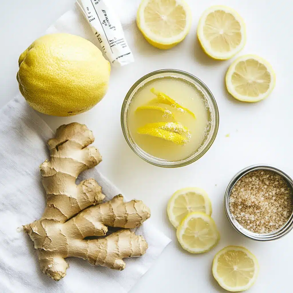 Recipe card for homemade Mounjaro recipe with drink and steps