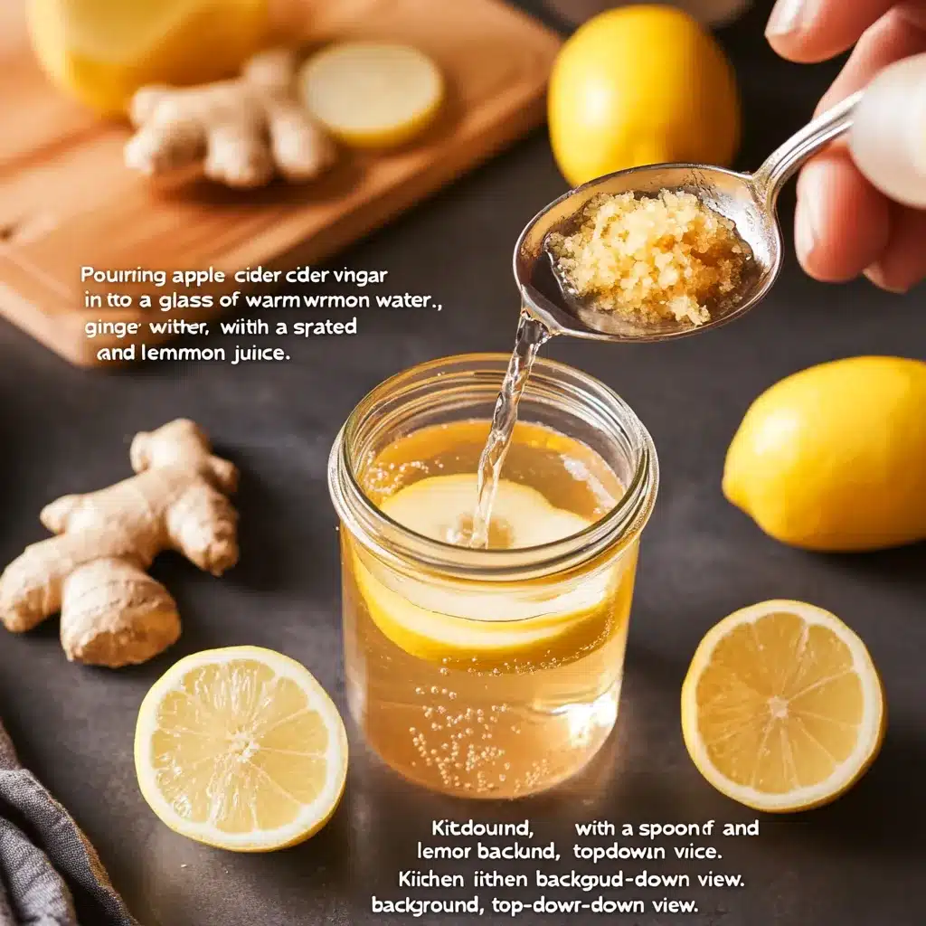 Mixing Apple Cider Vinegar and Lemon for Natural Mounjaro