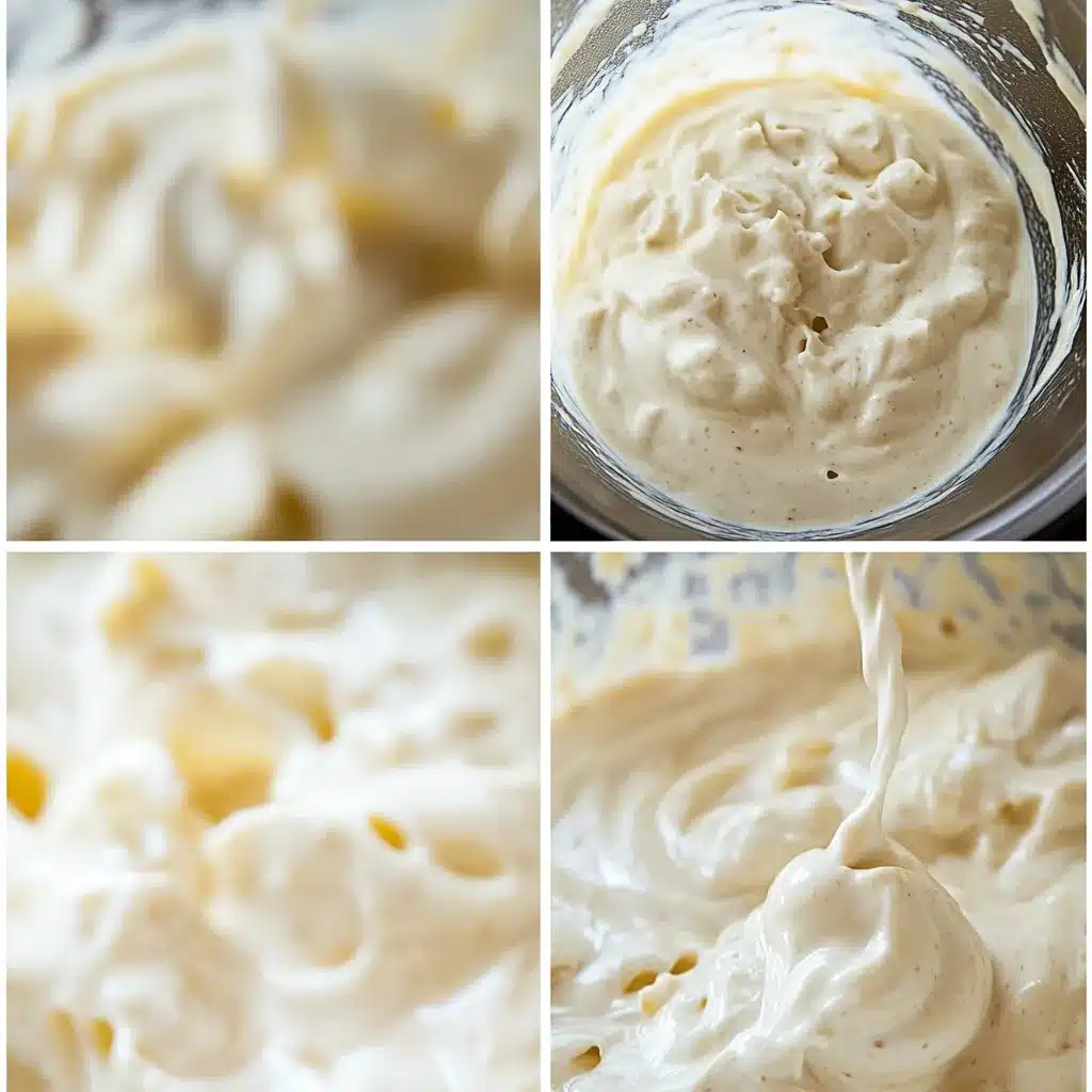 Blended cottage cheese pasta sauce in a blender