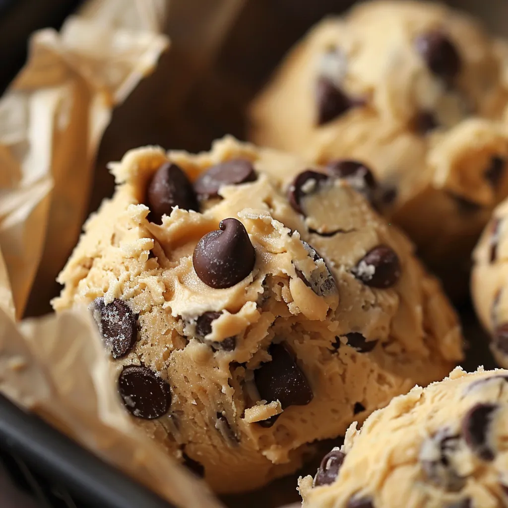 cookie dough in air fryer basket