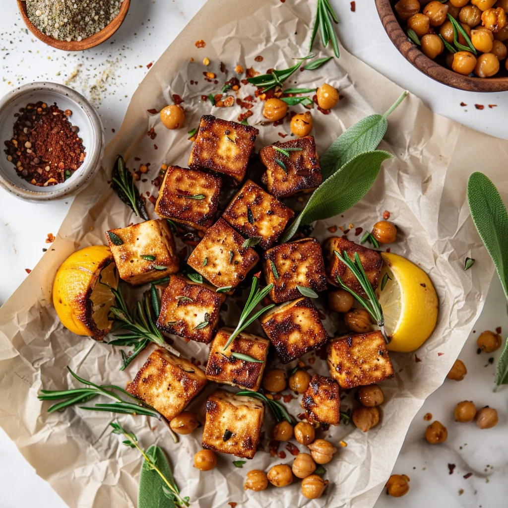 printable vegan air fryer recipe layout