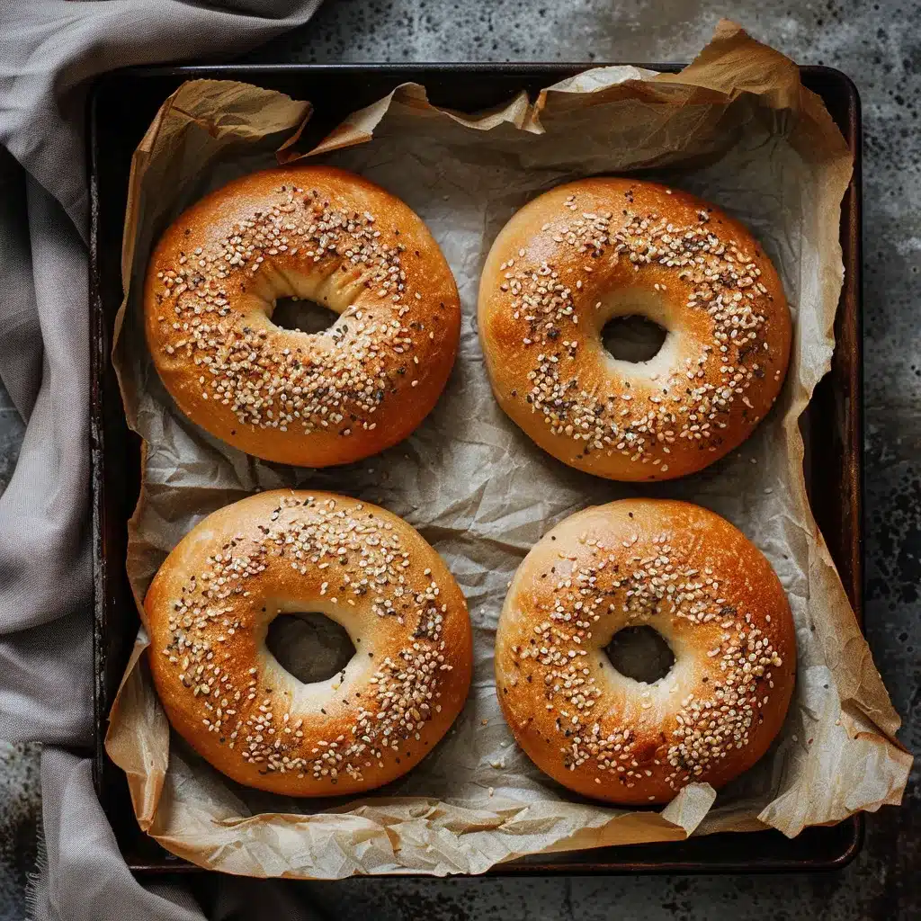 cottage cheese bagels just baked