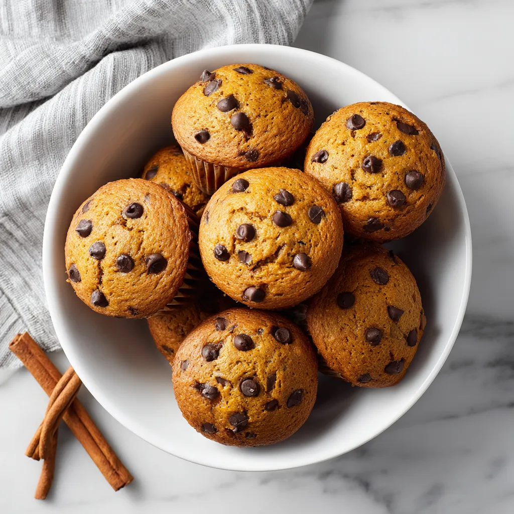 Healthy Pumpkin Chocolate Chip Muffins (Almond Flour & Gluten-Free)