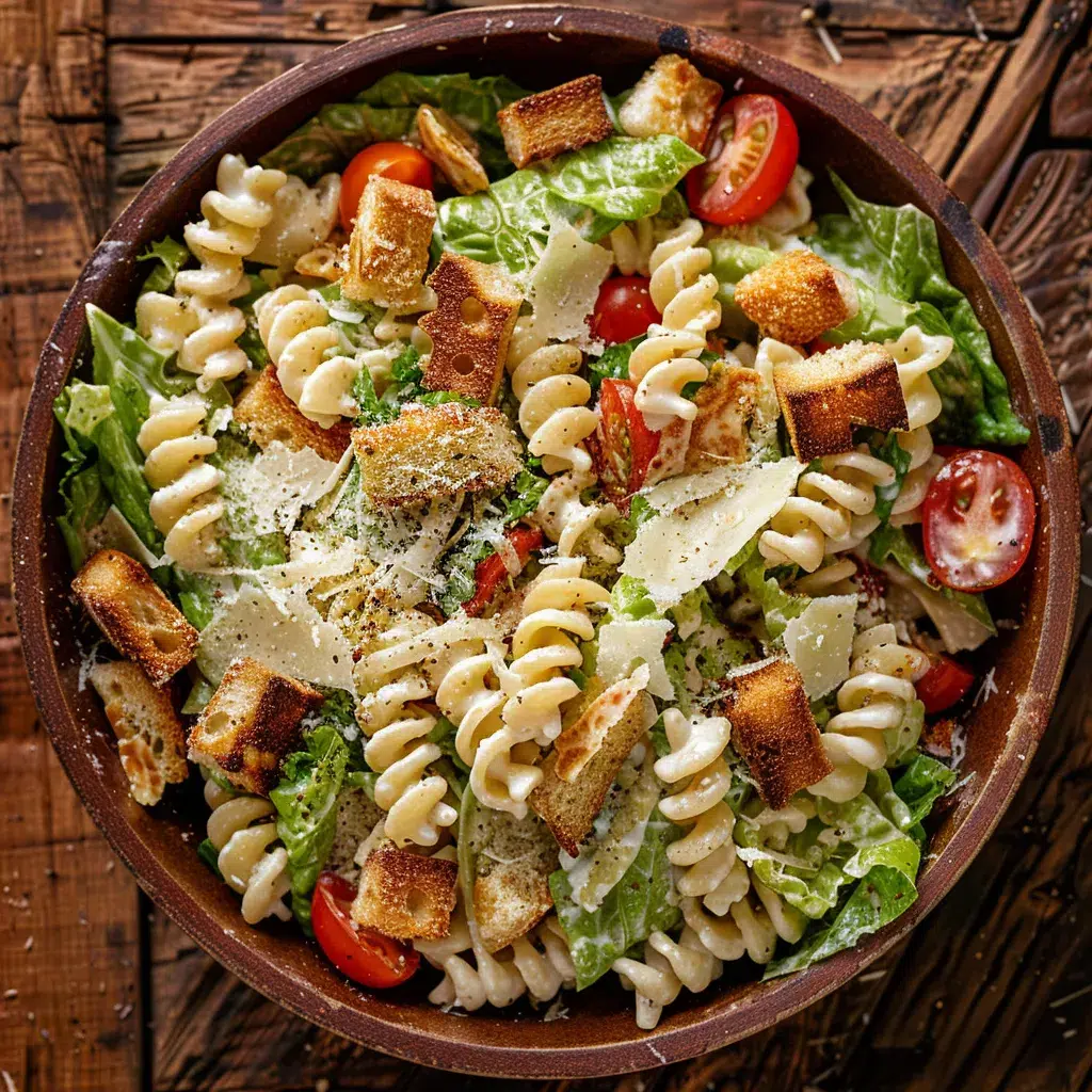 Caesar Pasta Salad Recipe – Easy, Creamy & Meal Prep Friendly