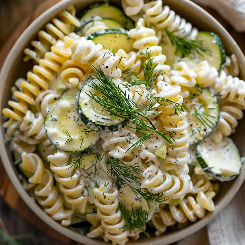 Dill Pickle Pasta Salad Recipe – Creamy, Tangy & Super Easy