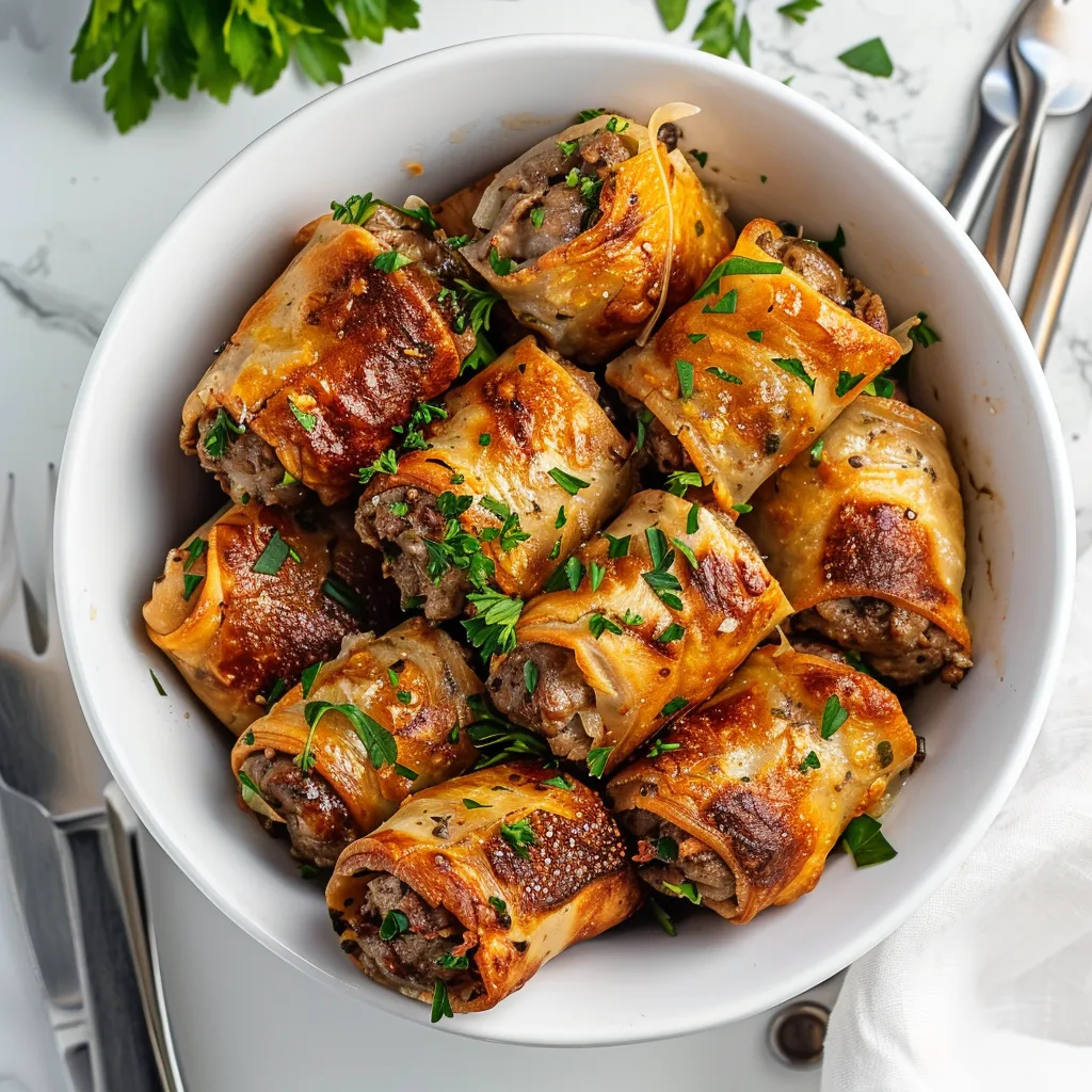 Cheesy Keto Philly Cheesesteak Roll Ups  Low-Carb Comfort Food