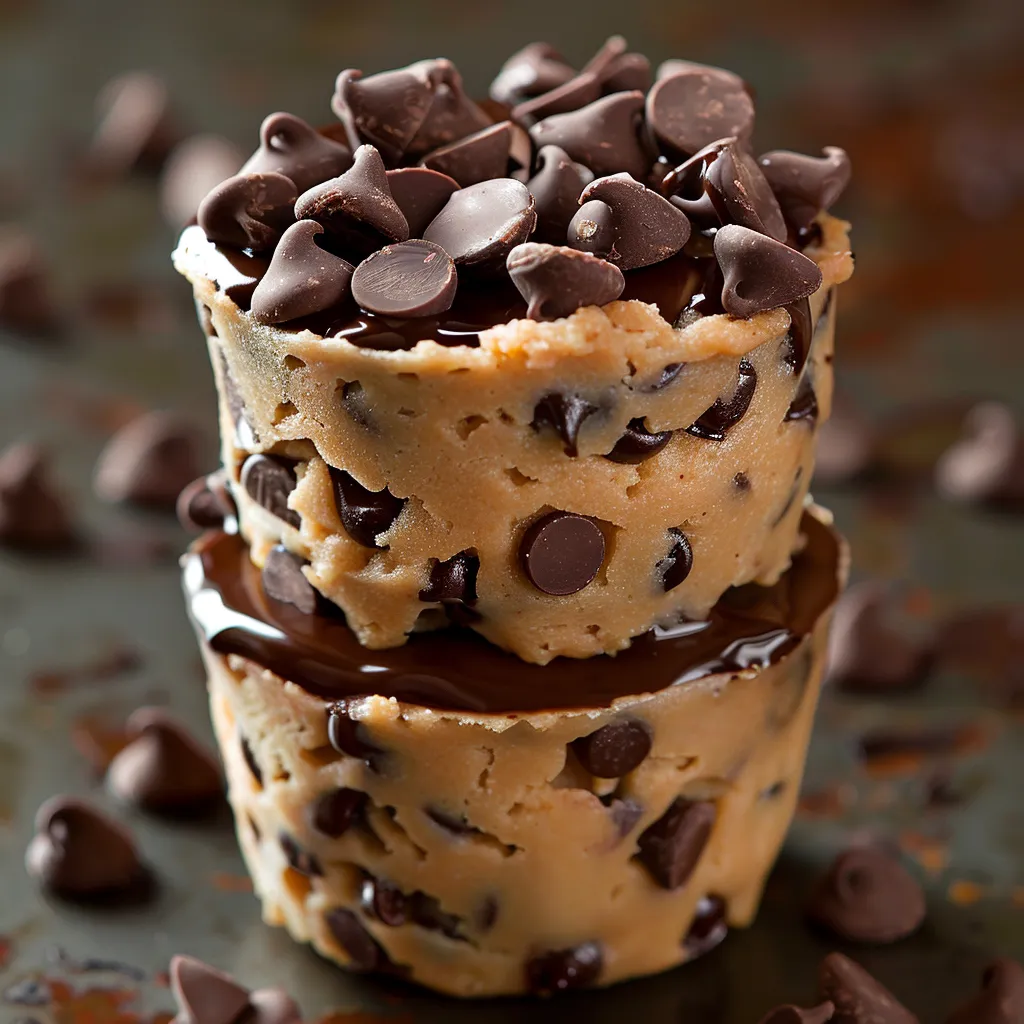 Chocolate Chip Cookie Dough Cups