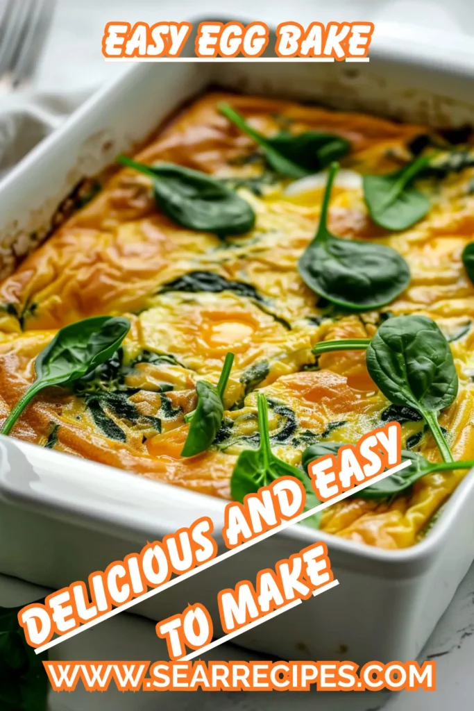 Protein-packed egg bake with cottage cheese and spinach