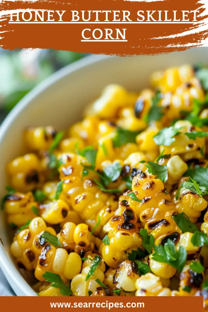 Creamy Honey Butter Skillet Corn Side Dish