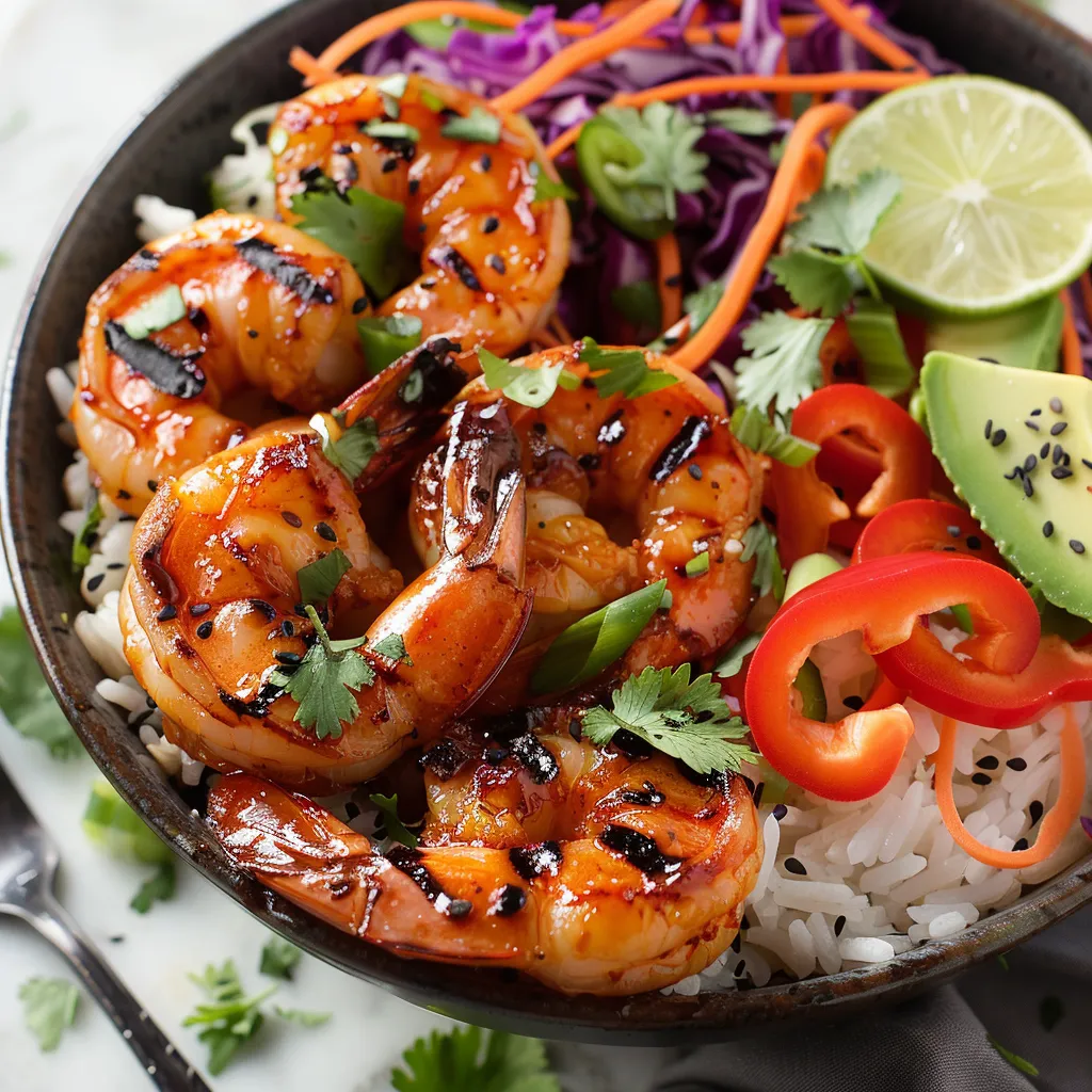 Spicy Shrimp Burrito Bowl