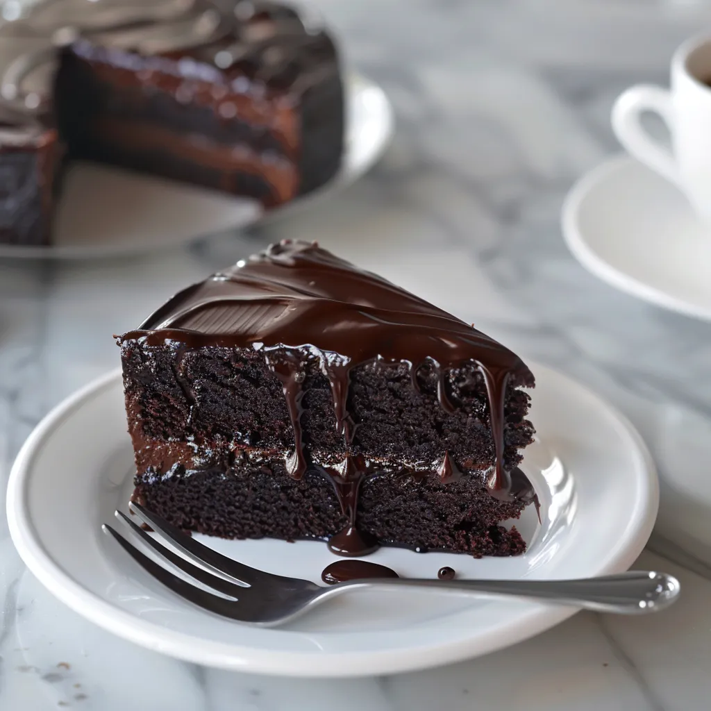 Black velvet cake recipe with dark cocoa frosting.