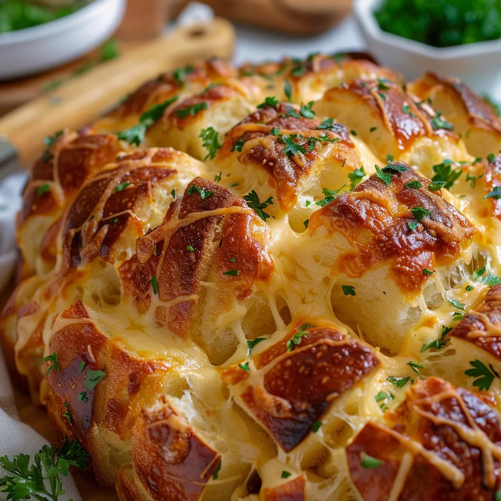 Easy No-Knead Cheese Bread for Beginners