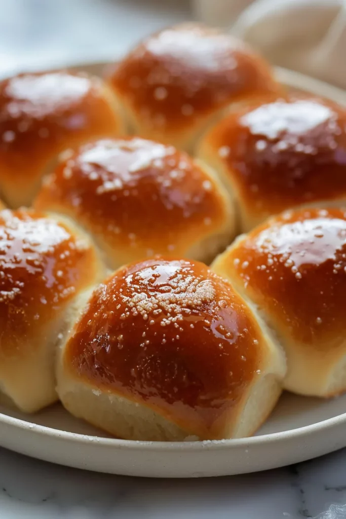 Homemade sweet dinner rolls recipe.