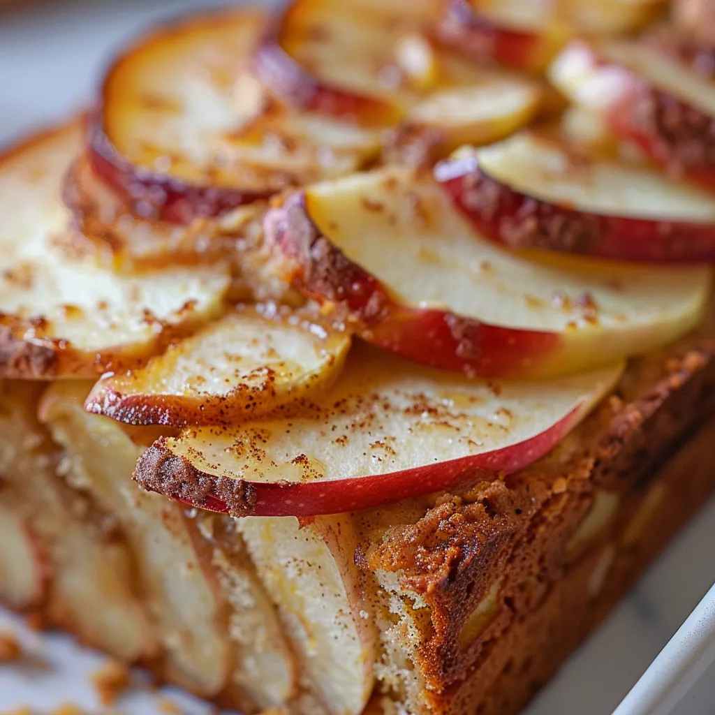 Homemade applesauce bread loaf recipe