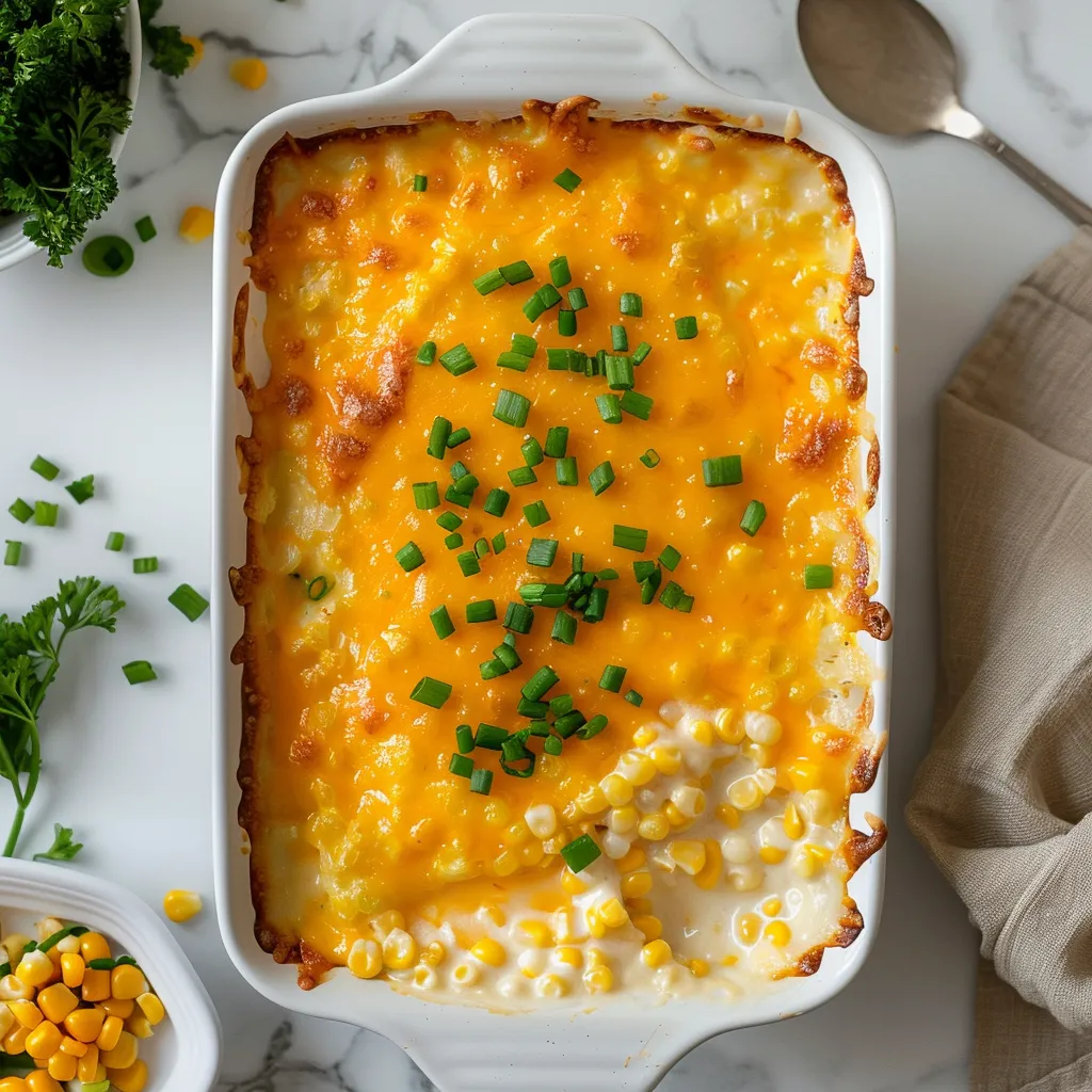 Honey Glazed Corn Casserole