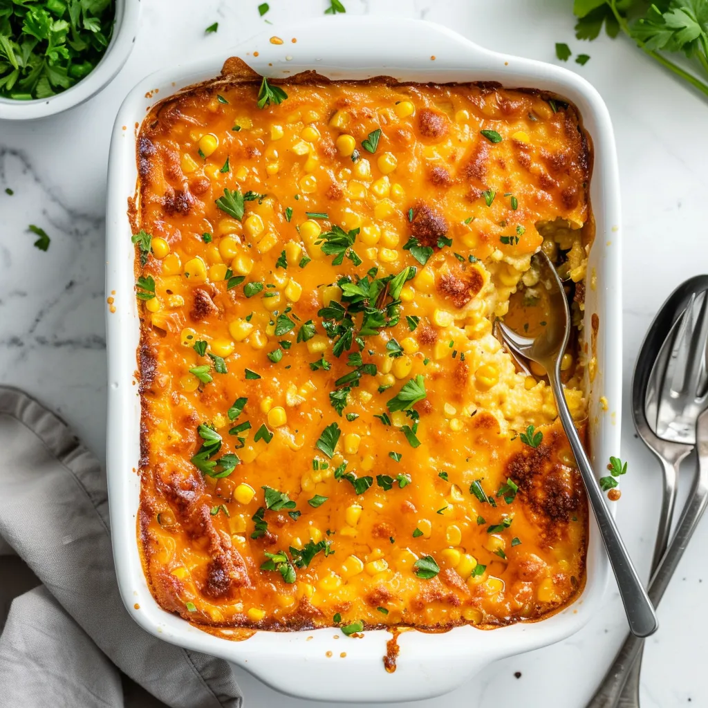 Honey Glazed Corn Casserole – Sweet, Cozy Side Dish for Any Meal