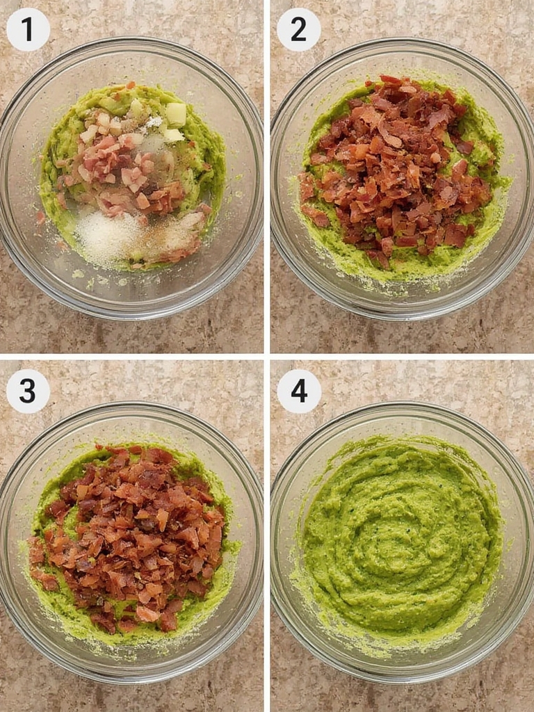 Bacon Guacamole Steps