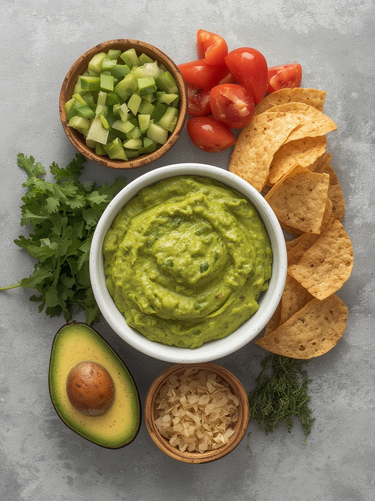 Classic Guacamole Recipe Ingredients