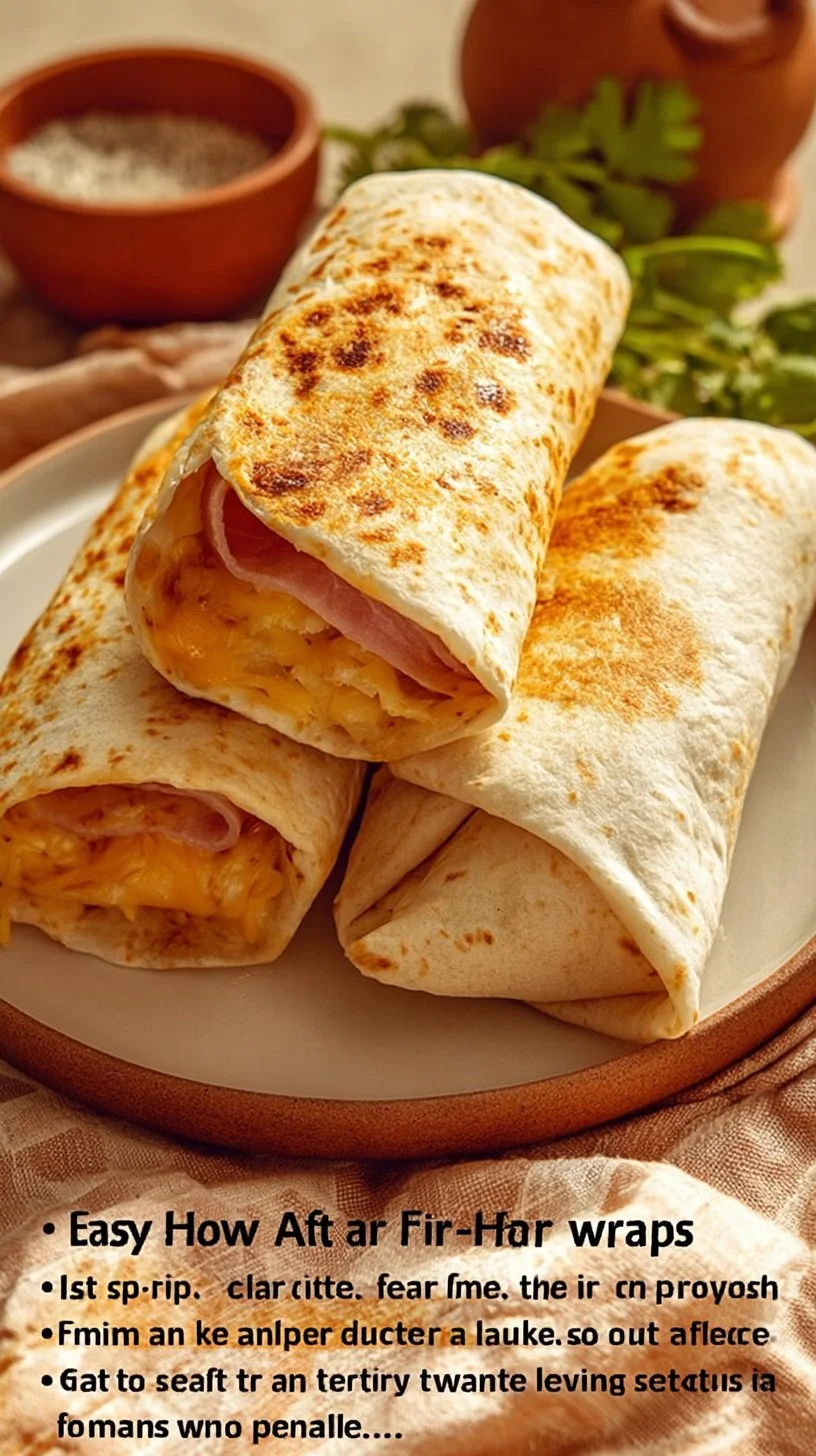 Delightfully Simple Ham and Cheese Wraps That Will Steal the Show