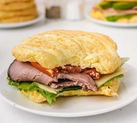 Fluffy cloud bread for a low-carb diet option