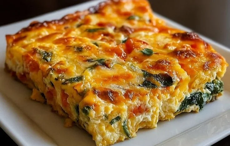 Delicious breakfast casserole with healthy ingredients for a perfect brunch