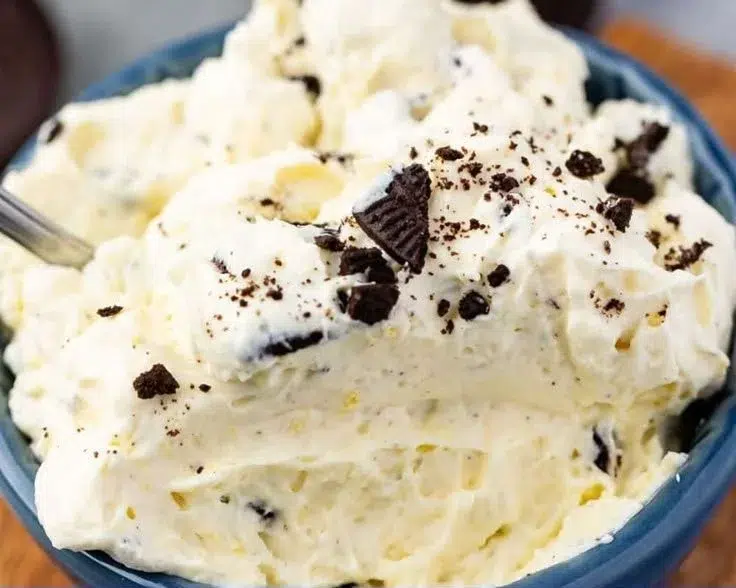 Easy Oreo Fluff recipe with protein and low carb options for healthy desserts